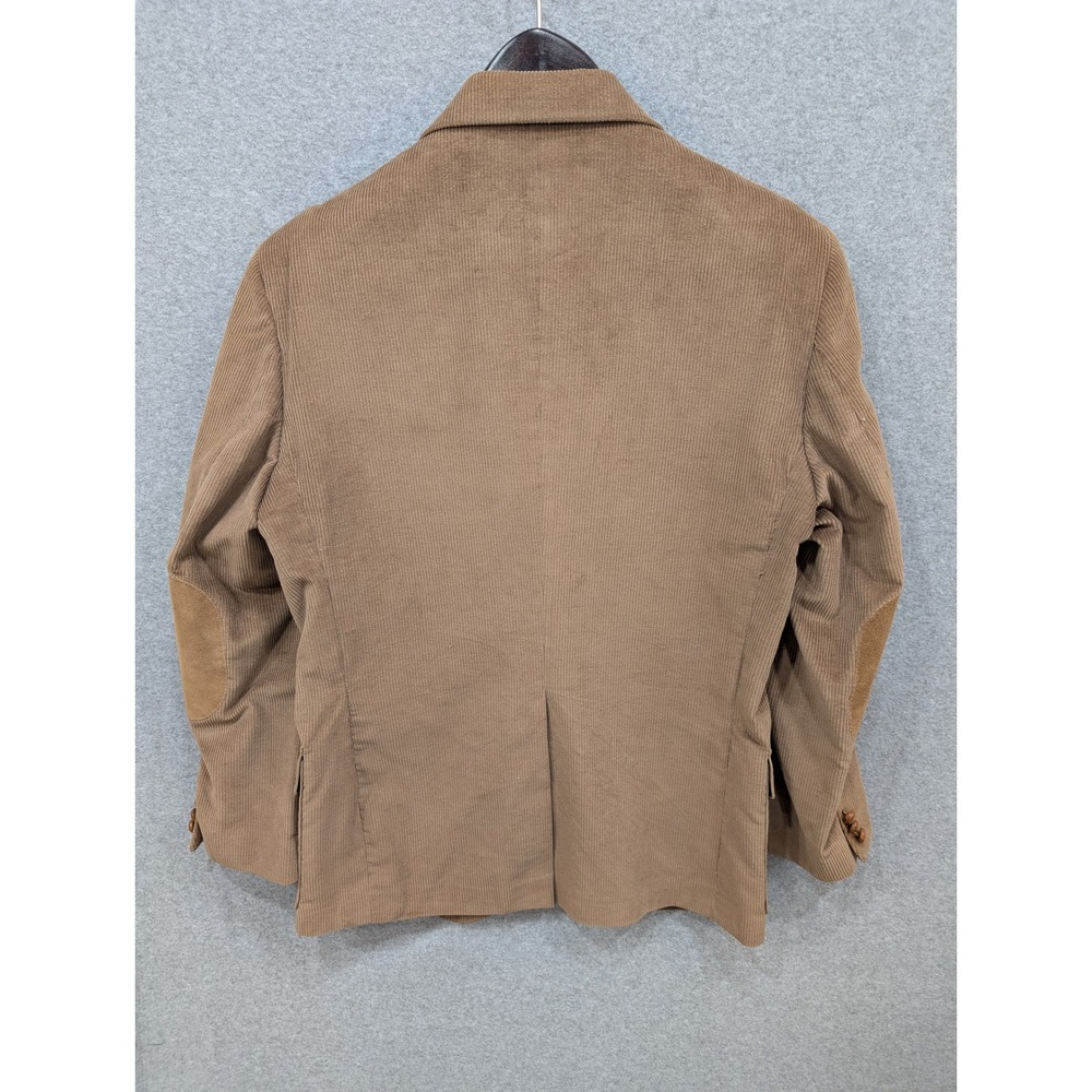 VTG Mens Corduroy Blazer WFF by‎ Farah Brown Sport Coat Jacket Elbow Patch 44R - Picture 5 of 10